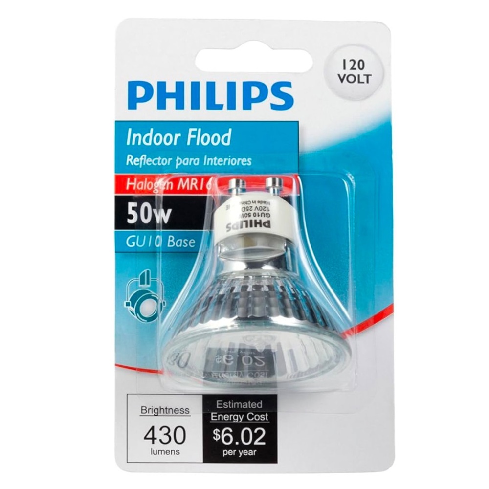 PHILIPS ⭐️ indoor flood halogen GU10 50W bulb 4 pcs